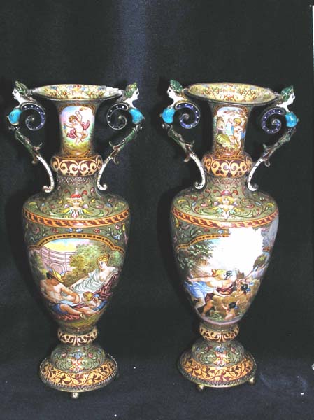 ** Enamels on metals, glass and china **