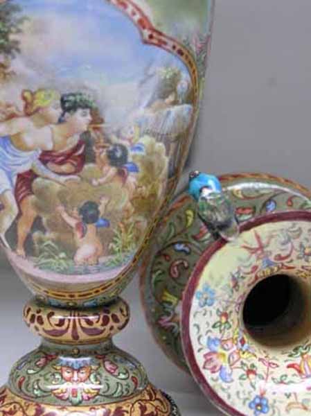 ** Enamels on metals, glass and china **